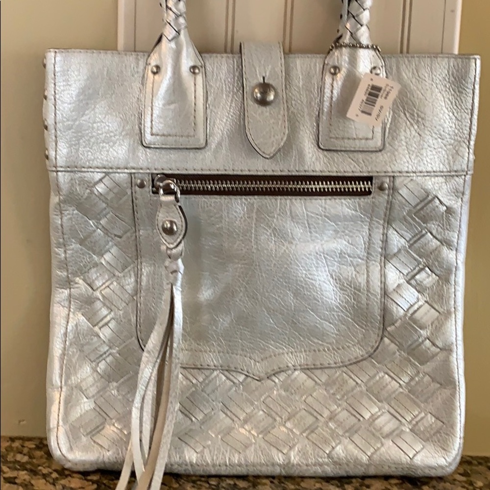 COACH LEGACY THOMPSON Woven Metallic Tote 11988